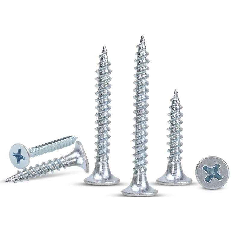 Blue White Zinc Plated Drywall Screws