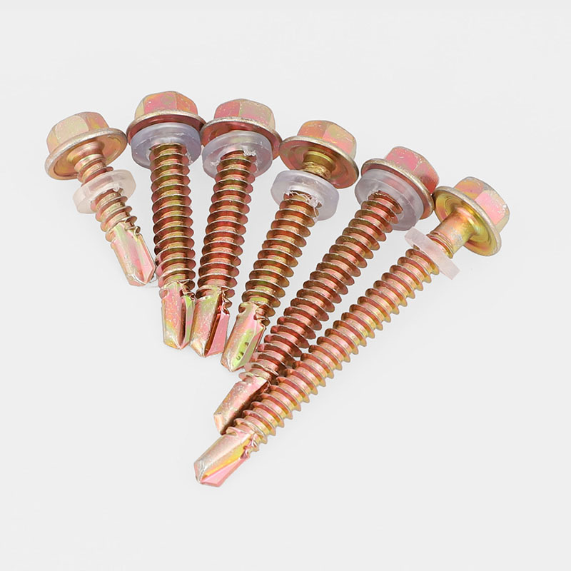 Color Yellow Zinc Plated Steel Hexagon Head Drill | Hebei Chengyi