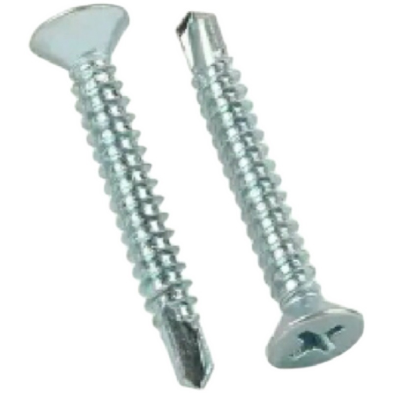 Zinc Plated Countersunk CSK Flat Head Drill Screw Self-drillng Screws