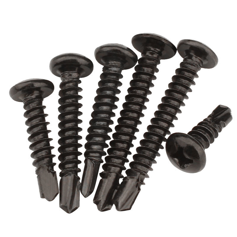 Black Phosphate Black Oxide Pan Head Drill Screw Self-drillng Scrwes