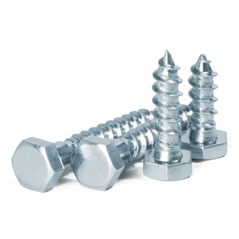 Stainless Steel SS304 SS316 SS201 Hexagon Head Hex Wood Screws