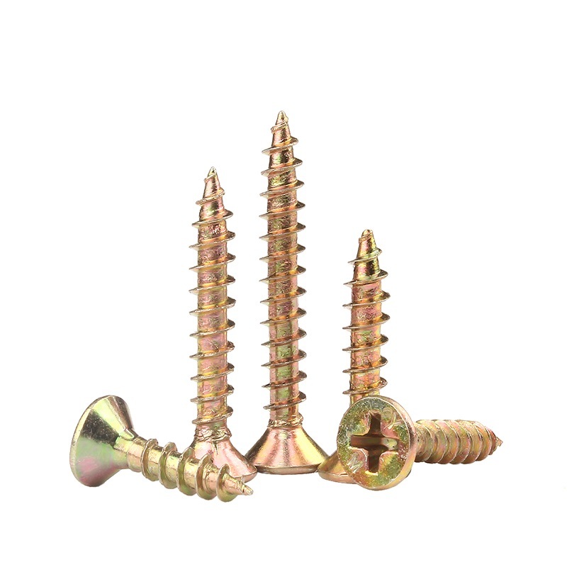 Color Yellow Zinc Plated Steel Drywall Screws