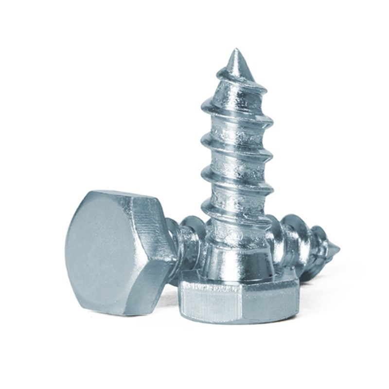 Stainless Steel SS304 SS316 SS201 Hexagon Head Hex Wood Screws