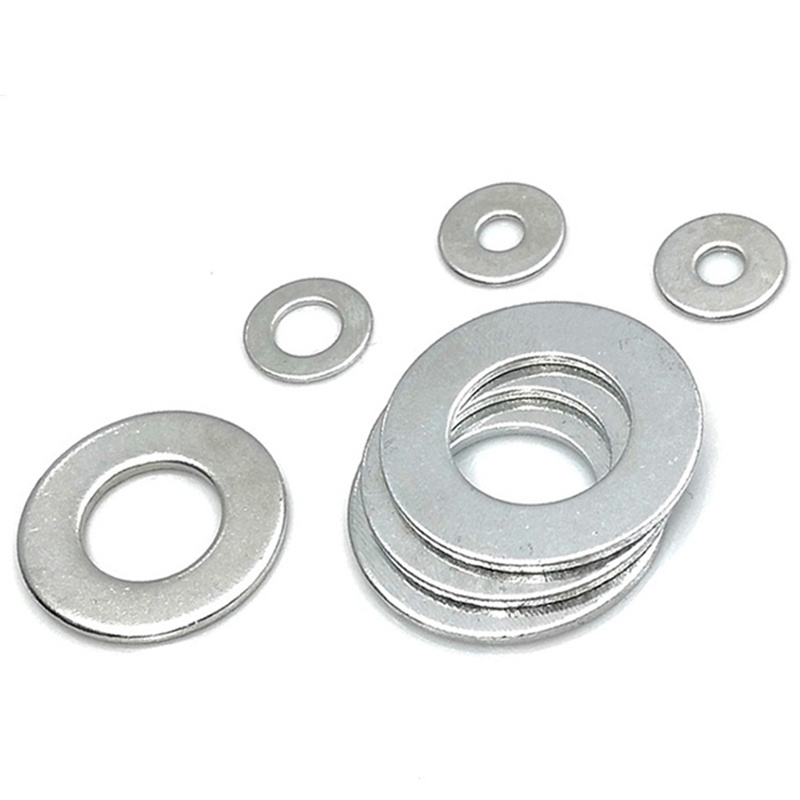 Blue White Zinc Plated Steel DIN125 Flat Washers