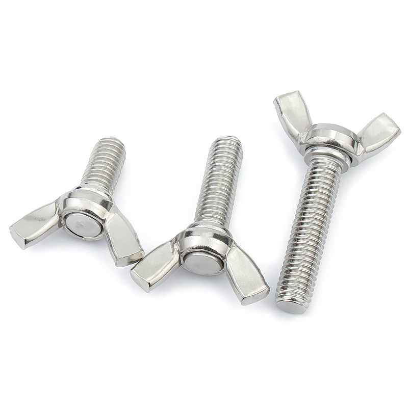 Stainless Steel A2-70 A4-80 SS201 SS304 SS316 DIN316 Butterfly Wing Bolts